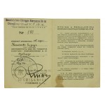 II RP, Odznaka Instruktorska Przysposobienie Wojskowe Ogólne wraz z legitymacją 1934 (168)