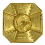 II RP, Odznaka Komendancka Przysposobienia Wojskowego wraz z legitymacją 1935 (169)