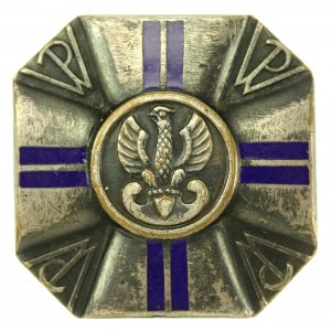 Druhá republika, odznak všeobecného vojenského prijatia. Kurz druhého stupňa s miniatúrou a preukazom (170)