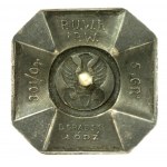 II RP, Odznaka Przysposobienie Wojskowe Ogólne. Kurs II stopnia wraz z miniaturą i legitymacją (170)