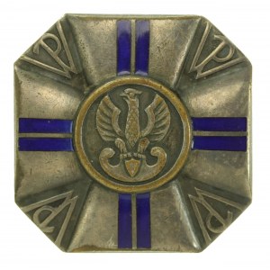 II RP, Badge of General Military Preparedness. Second degree course with thumbnail and ID cards (171)