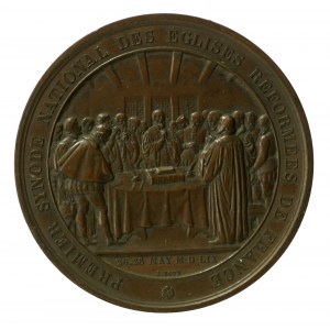 Francúzsko, medaila Prvá národná synoda reformovanej cirkvi 1859 (201)