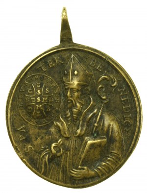 Vatican City, Medal of Our Lady of Montserrat and St. Benedict, 18th century (209)
