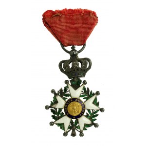 Francja, Order Narodowy Legii Honorowej V klasy (1852-1870). Miniatura (213)