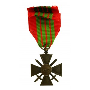 Francja, Krzyż Wojenny (Croix de Guerre) 1939 z palmą (214)