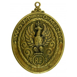 II RP, Insignia of the Head of Irena Commune (Lublin Province), Lopienski Brothers (353)