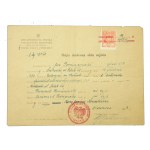 Polská lidová republika, soubor vyznamenání a dokumentů po důstojníkovi polské armády (362)