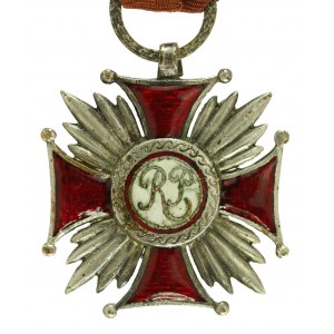 Druhá republika, Stříbrný kříž za zásluhy. Vzácný (365)