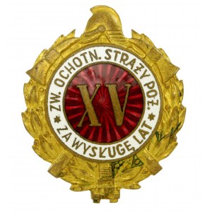 PRL, Odznaka Za Wysługę lat (XV), Związek Ochotniczych Straży Pożarnych RP (425)