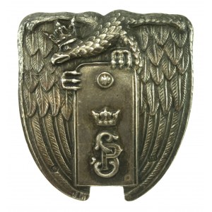 Druhá republika, odznak kadetskej školy. Strieborný (80)