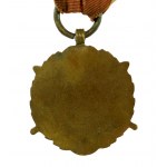 Volksrepublik Polen, Medaille der Streitkräfte im Dienste des Vaterlandes, Bronze (V). Erste Fassung (501)