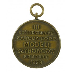 LOPP-Medaille - III. Nationaler Modellsegelflugwettbewerb, Pommern 1938 (515)