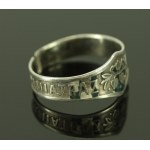 Commemorative ring from Czestochowa. Silver 84th 19th / 20th century. (544)