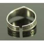 Commemorative ring from Czestochowa. Silver 84th 19th / 20th century. (544)