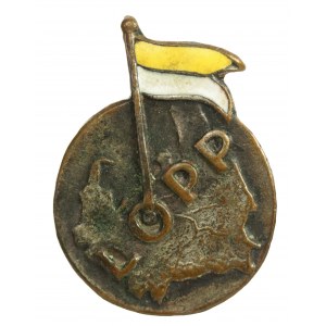 LOPP-Abzeichen. Ziegel 1 Gold (552)