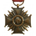 Bronzový kríž za zásluhy Poľskej republiky, 1944-1952 s krabicou (572)