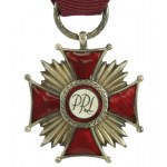 Kommunistische Partei der Volksrepublik Polen, Silbernes Verdienstkreuz der Volksrepublik Polen, zusammen mit Urkunde 1956 (574)