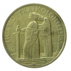Seefahrts- und Kolonialbund 15. Jahrestag der Rückeroberung der Meere - Silbermedaille der M/S Piłsudski (577)