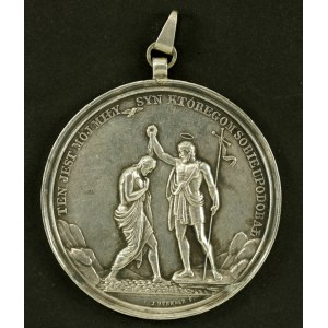 Medaille zum Gedenken an die Taufe, Lublin 1860 (235)