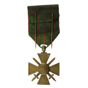 Frankreich, Kriegskreuz (Croix de Guerre) 1914-1917 mit Schachtel (239)