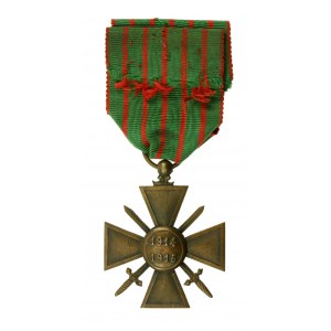 Francja, Krzyż Wojenny (Croix de Guerre) 1914-1915 (240)
