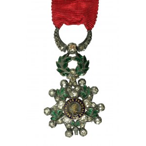 Francja, Miniatura z brylantami Krzyża Orderu Narodowego Legii Honorowej (248)