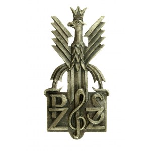 II RP, Odznaka honorowa Zjednoczenia Polskich Związków Śpiewaczy. Srebro (657)