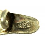 Patriotic brooch. Silver 84 (660)