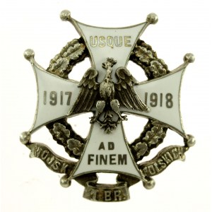 II RP, Badge of the 1st Brigade of the Polish Army (661)