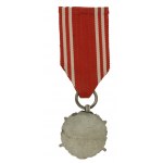 Poľská ľudová republika, medaila Ozbrojené sily v službách vlasti, (V). Prvá verzia. Strieborná (752)