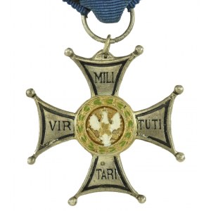 Silver Cross of the Order of Virtuti Militari, Haim Rubin Tel Aviv - Palestine (755)