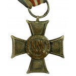 Volksrepublik Polen, Schlesisches Kreuz der Aufständischen, zusammen mit Urkunde 1947 (758)