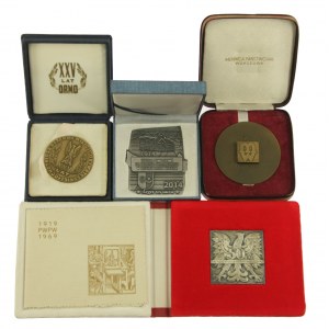 People's Republic and Third Republic, Medal Set. Total of 4 pcs. (820)