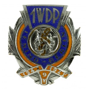 Badge of the 1st Warsaw Infantry Division. Makowski (771)