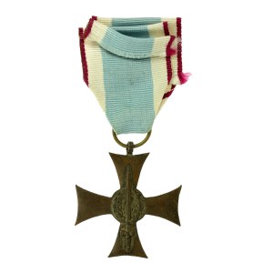 II RP, Odznaka pamiątkowa Krzyż na śląskiej wstędze waleczności i zasługi (801)