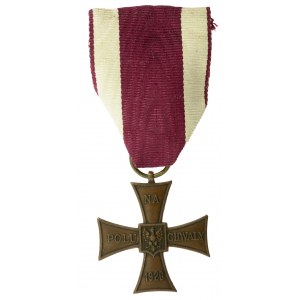 II RP, Krzyż Walecznych 1920, mały Knedler. Numerowany 57766 (803)