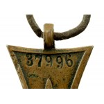 II RP, Tapferkeitskreuz 1920, Knedler nummeriert 37996 (805)