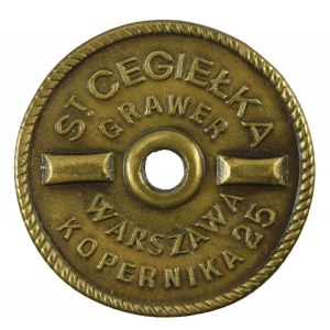 Kappe Stefan Ziegelstein, 24 mm Durchmesser (907)