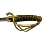 French light cavalry saber model AN XI officer's saber, with decoration (260)