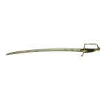 Infantry officer's saber in scabbard, France, First Empire (264)