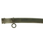 Pruská delostrelecká šabľa wz.1896, s pošvou, CONFORMED. 2. umelecký pluk Kolobrzeg (266)