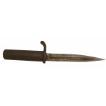 Nóż okopowy z okresu I wojny św. z bagnetu wz 98, Niemcy (625)