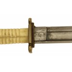 Nóż okopowy z I wojny św. na bazie franc. bagnetu chassepot.(624)