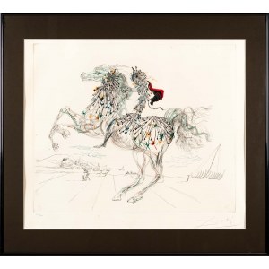 Salvador Dalí (1904-1989), Jezdec (průhledný kůň)