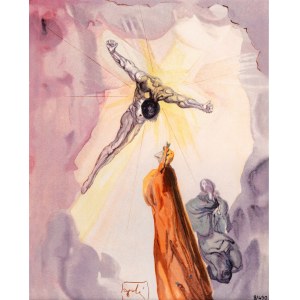 Salvador Dalí (1904-1989), Ráj, Píseň XIV (Zjevení Krista), z cyklu: Božská komedie, 1963