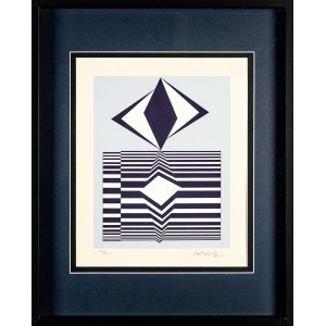 Victor Vasarely (1906-1997), Op-art Komposition