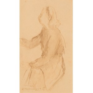Jacek Malczewski (1854 - 1929), Woman in Profile.