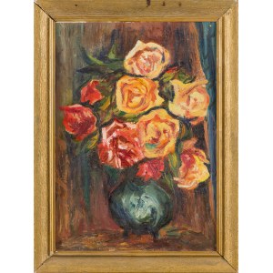 Painter unspecified, DJ monographer (20th century), Bouquet of roses