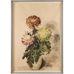 Leokadia OSTROWSKA (1875-1952), Flowers in a vase