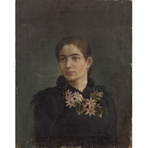 Painter unspecified (19th-20th century), Portrait of a woman